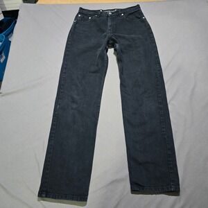 Levi's SilverTab Jeans Women 9 JR Black Vintage 90s Relaxed Straight 10675-4165